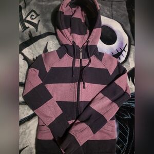 Pink & Purple Lifetime Collective Brand Zip-up Sweater